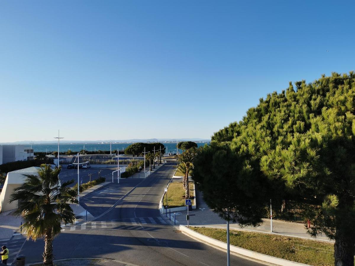 As21549 - Studio Lumineux Vue Mer Avec Piscine Et Parking Commun Le Grau-du-Roi Kültér fotó