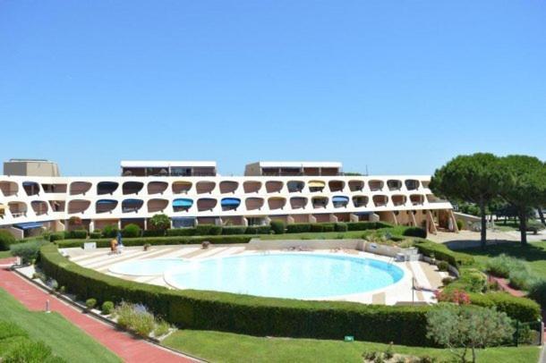 As21549 - Studio Lumineux Vue Mer Avec Piscine Et Parking Commun Le Grau-du-Roi Kültér fotó